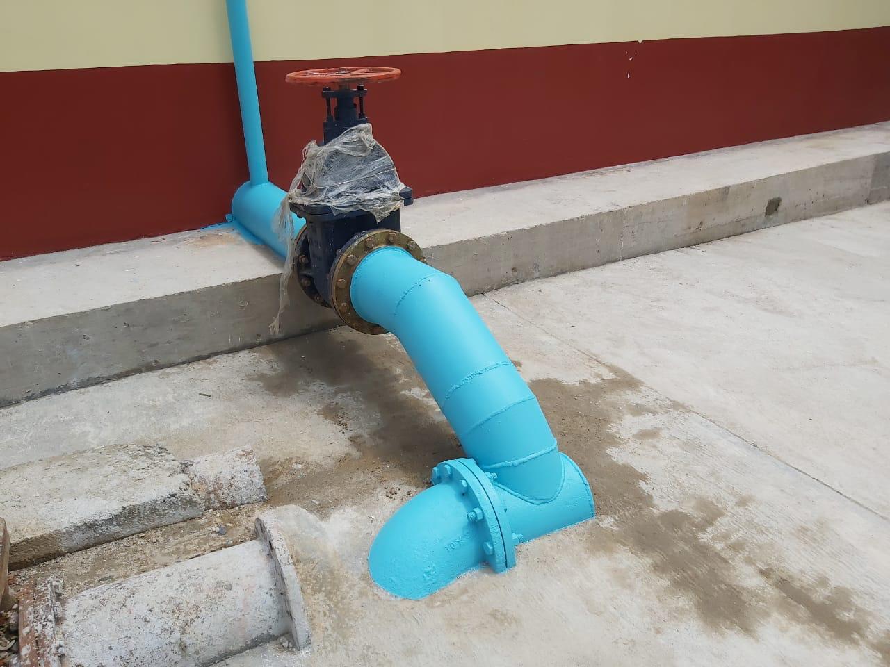 Muros estructurales del tanque de agua
